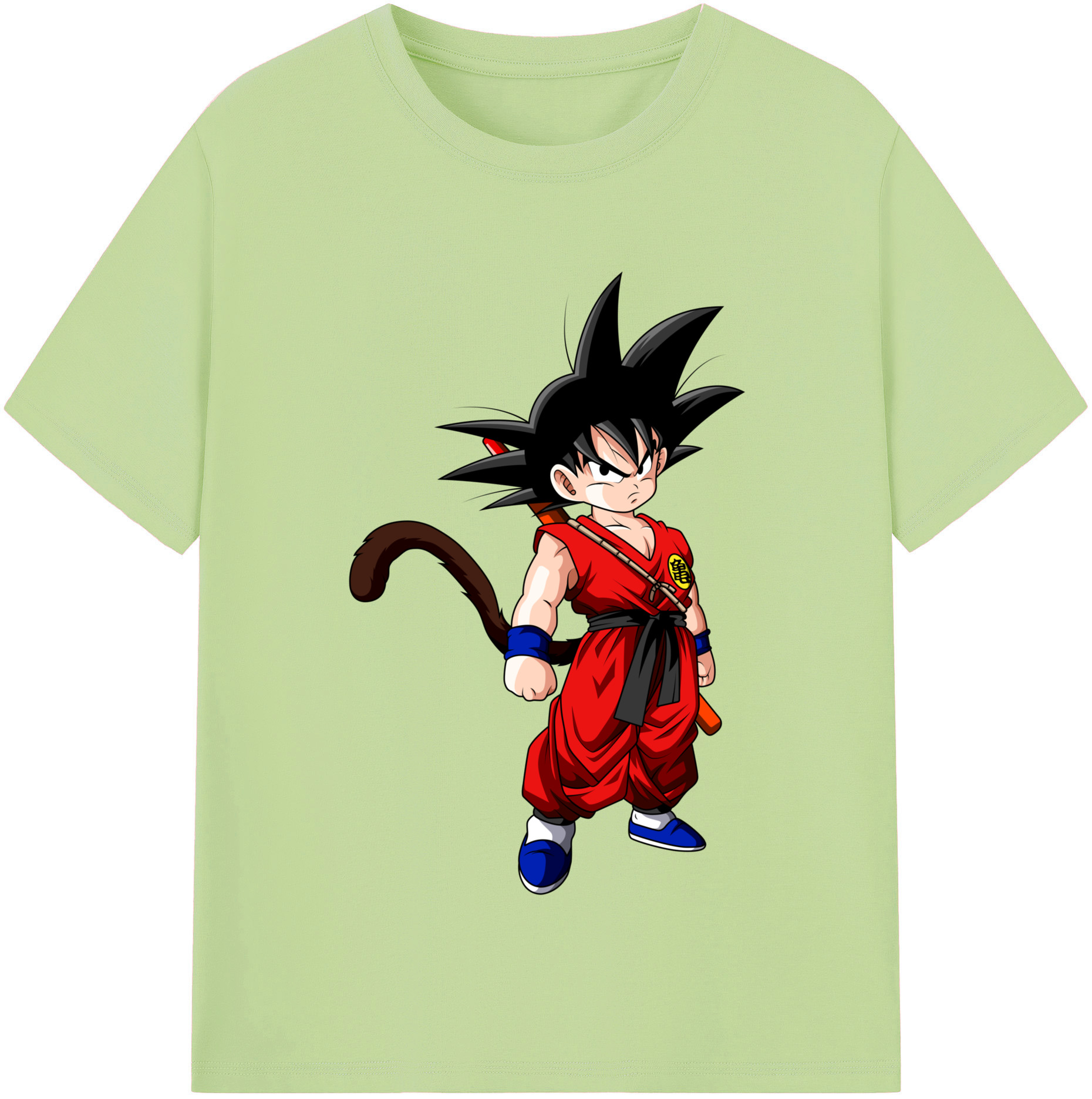 （画像用） ドラゴンボール 孫悟空（そん ごくう）Son Goku カカロット DRAGON BALL Kakarotto 綿100％半袖Tシャツ（フロントプリント）